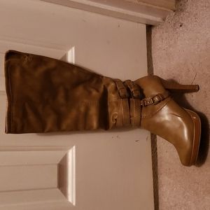 Tan boots